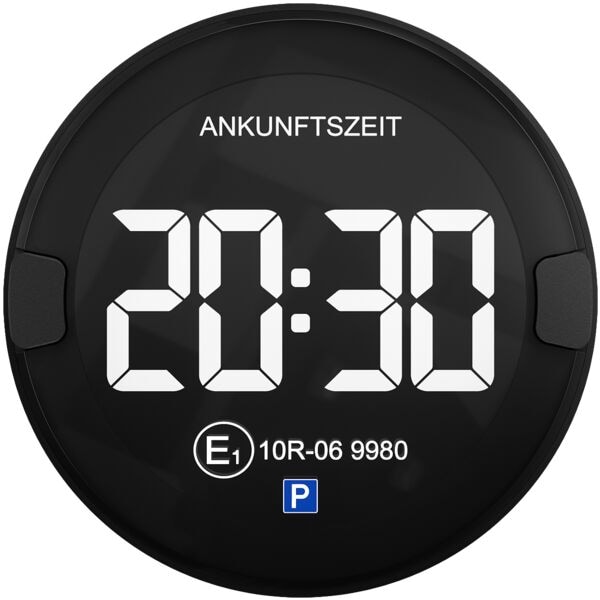 OOONO Elektronische Parkscheibe »P-Disc No.2 dark« schwarz Image