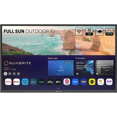 SunBrite TV SB-FS-55-BL (BLK) 55" Solis Series Full Sun 4K Outdoor TV