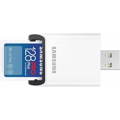 Samsung - SDXC-Speicherkarte pro Plus (2023) 128GB inkl. USB-Kartenleser Image