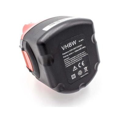 Vhbw - 1x Akku Ersatz für Bosch BAT119 für Werkzeug (1500 mAh, NiMH, 9,6 v) Image
