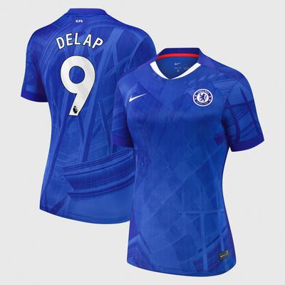 Chelsea Nike Stadion Heimtrikot 2025-26 - Damen mit Aufdruck Delap 9 Image