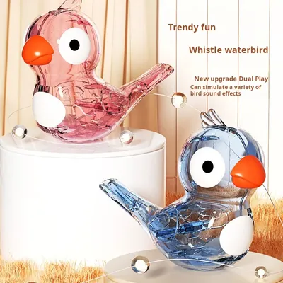 Vogelruf für Babys, Wasservogelpfeife für Kleinkinder, Kinderspielzeug, kann Wasser hinzufügen, um Image