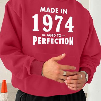 TEMU Number 1974 Jph- Size Men's Hooded Sweatshirt Image