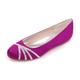 DANOBAB Women's Round Toe Flats Shoes Washable, Soft, Slip-On Dressy Shoes Suitable for Business Casual, Office Wear, Work Attire & Weddings,Purple,5
