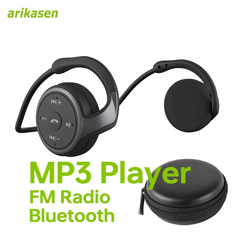 AX698 Sports Bluetooth Earphone with MP3 Player On Ear Comfortable Fone Auriculares Wireless Headphones Support TF Mp3 FM Radio