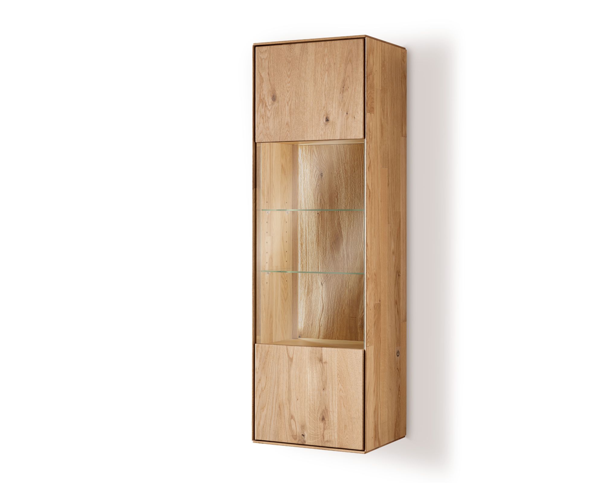 Massivholz »Lausanne« Hängevitrine II 40x125x30 cm