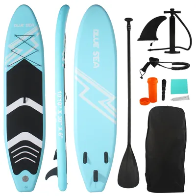 Inflatable Stand Up Paddle Board,10'10''×30"×6" PVC SUP Board, Extra Stable Design,
