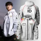 Uniforme della squadra Red Bull T1 esports Maglia del campionato mondiale League of Legends I fan dei giochi LOL supportano la giacca sportiva da esterno da uomo