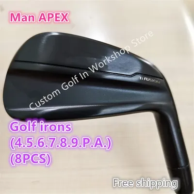 Golf Clubs Irons Men APEX Golf Irons Forged Right Handed Irons Set Steel shaft Golf iron set 4-9P,A,8PCS Free Shipping