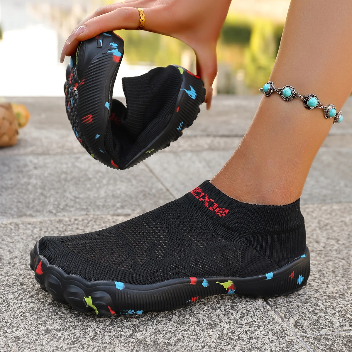 Outdoor River Tracing Shoes for Men and Women, Beach Swimming Shoes, Quick-Dry Water Shoes, Indoor Fitness Shoes, Hiking Shoes, Sock Shoes