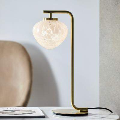 Mira 1 Table Lamp in Satin Brass