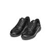Schnürschuh GEOX "U LEITAN", Herren, Gr. 42, schwarz, Glattleder, casual, Schuhe, Sneaker, Freizeitschuh mit Geox Spezial Membrane