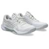 Hallenschuh ASICS "GEL-TACTIC 13", Gr. 39, weiß (weiß, pure silber), Synthetik, sportlich, Schuhe