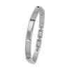 Armband S.OLIVER "2039744", silber (edelstahlfarben), Armbänder, Herren, Edelstahl