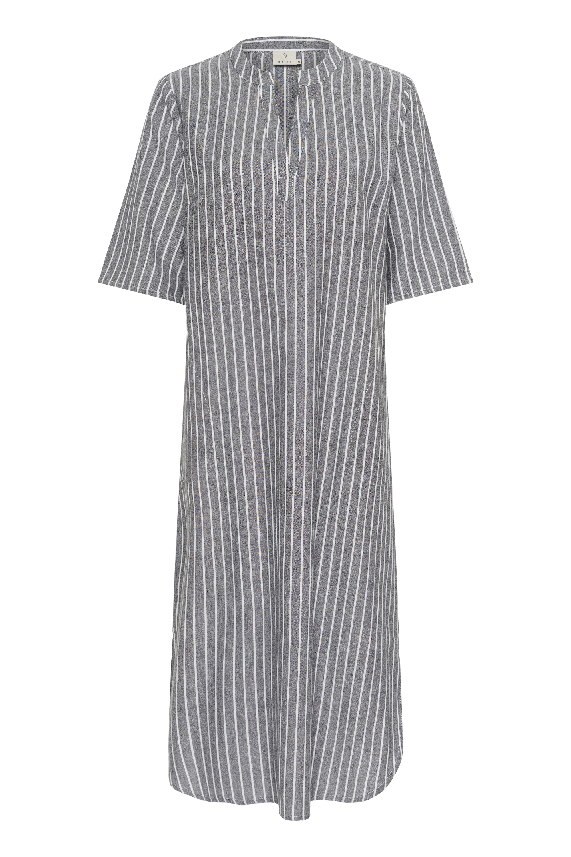 Kleid Casual fit Black Melange/White Stripe black offwhite Image