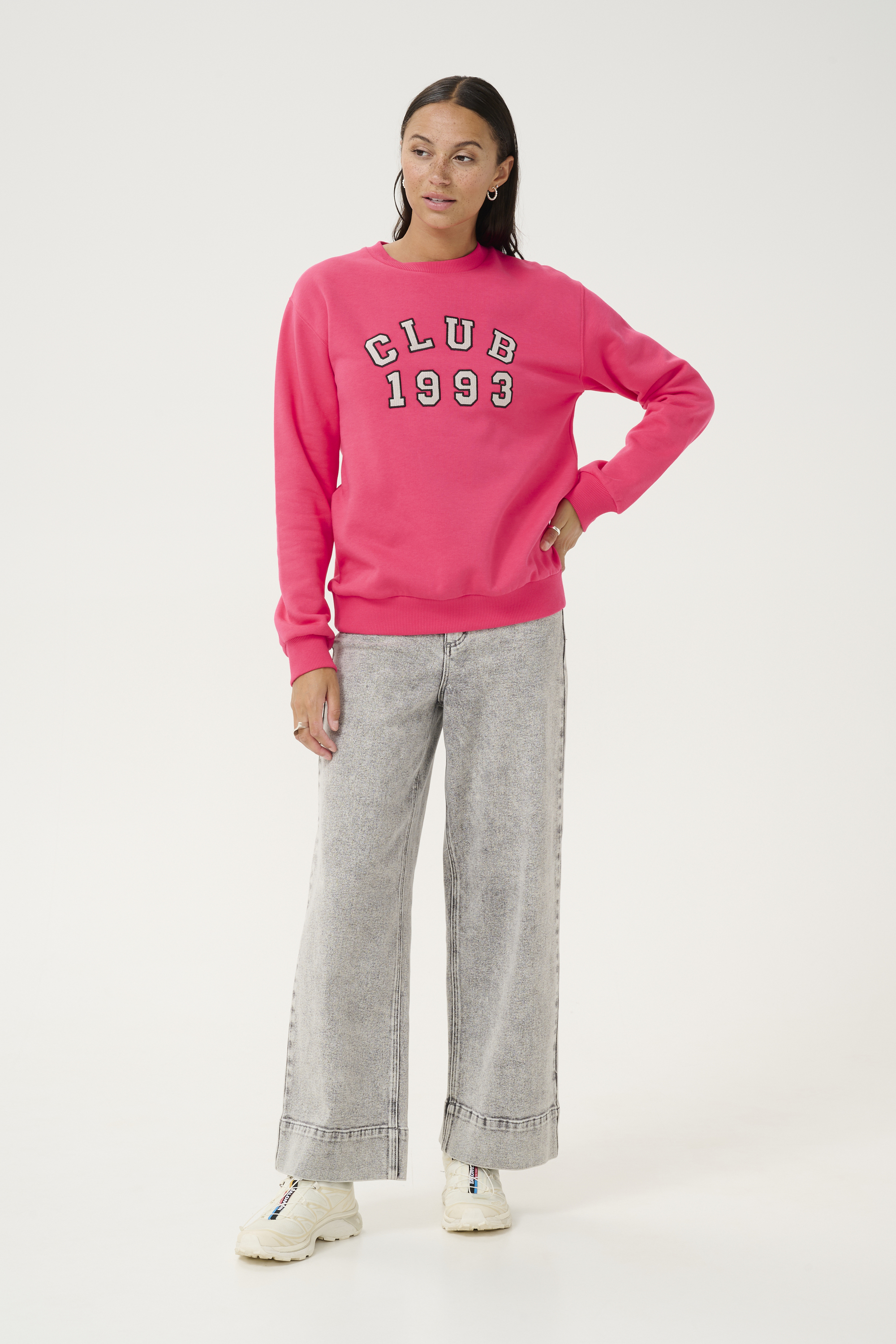 Sweatshirt Loose fit Raspberry pink Image