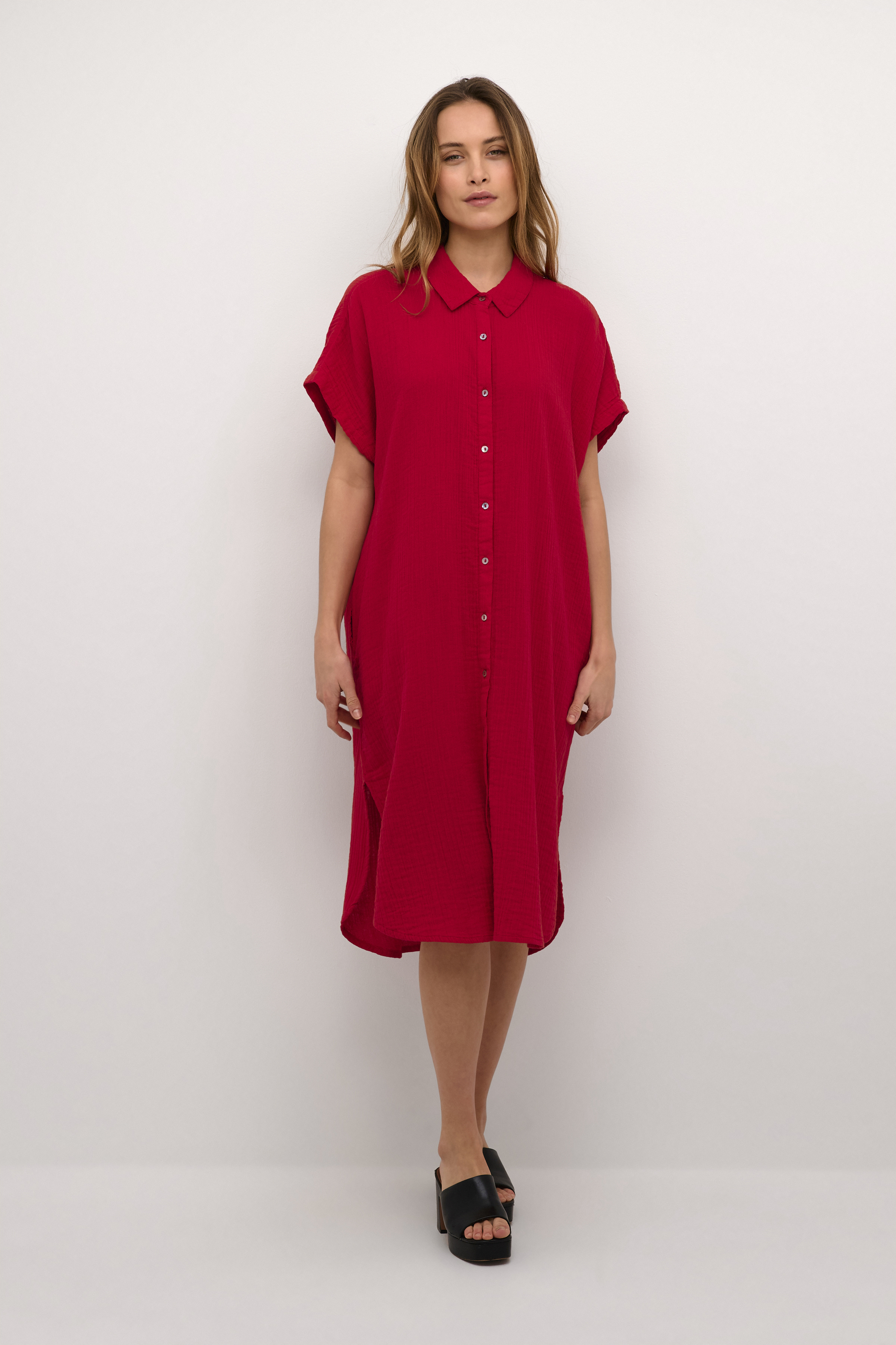 Kleid Oversize Passform Rennautotrot red Image