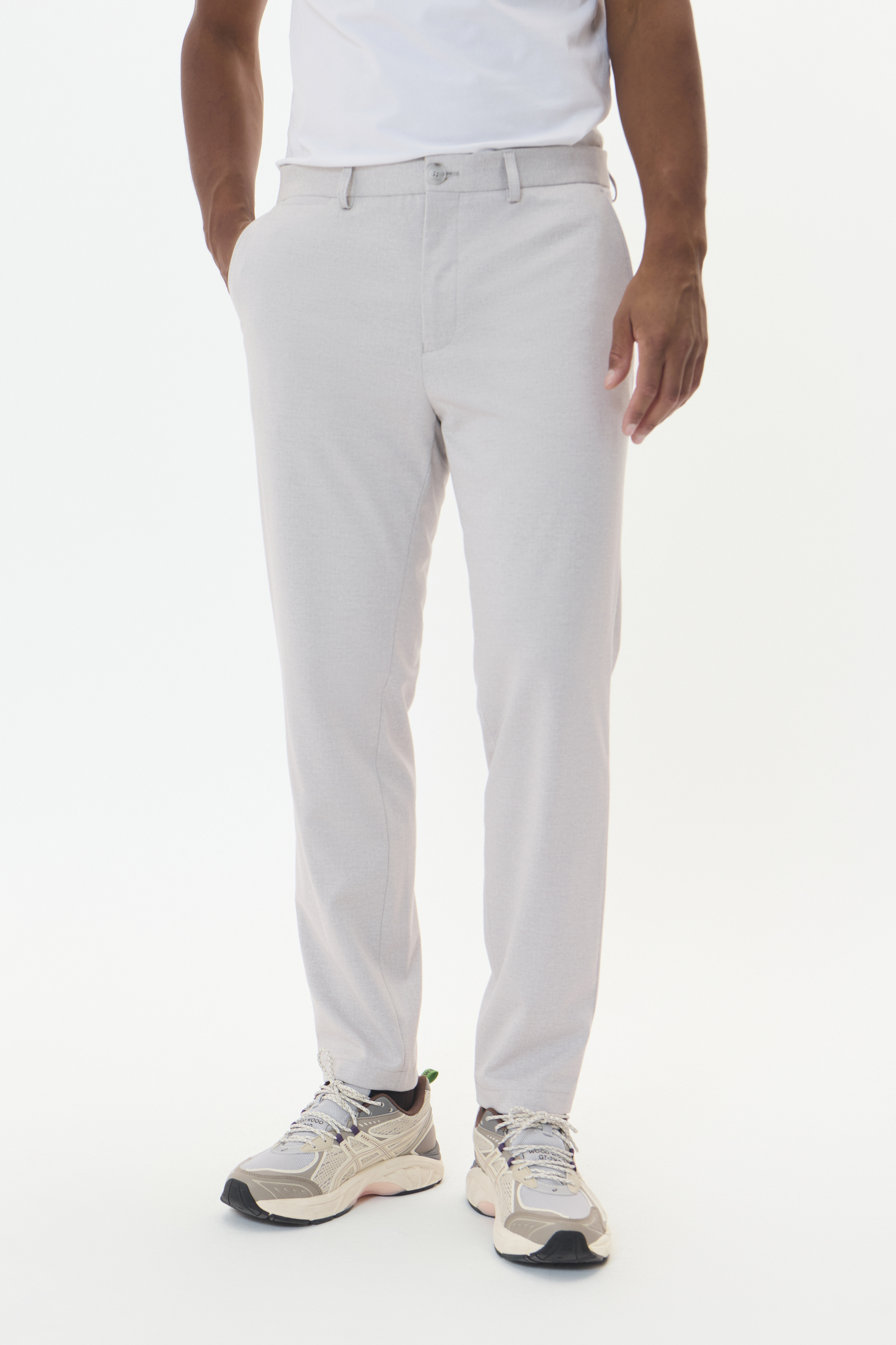 Casual Hose Gerade Passform grey 31W/32L