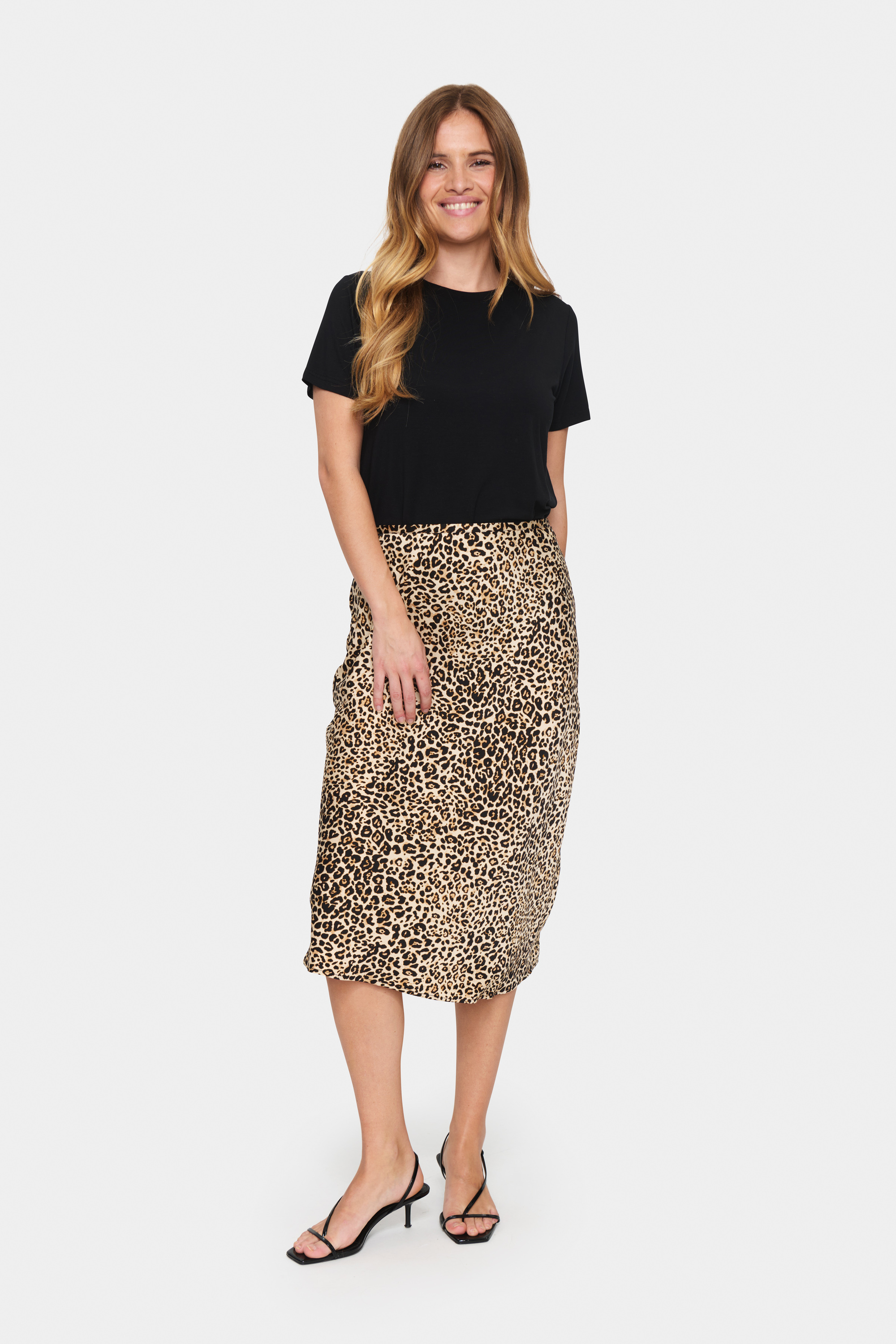 Rock Regular Fit Cremiger Leopard animal Image