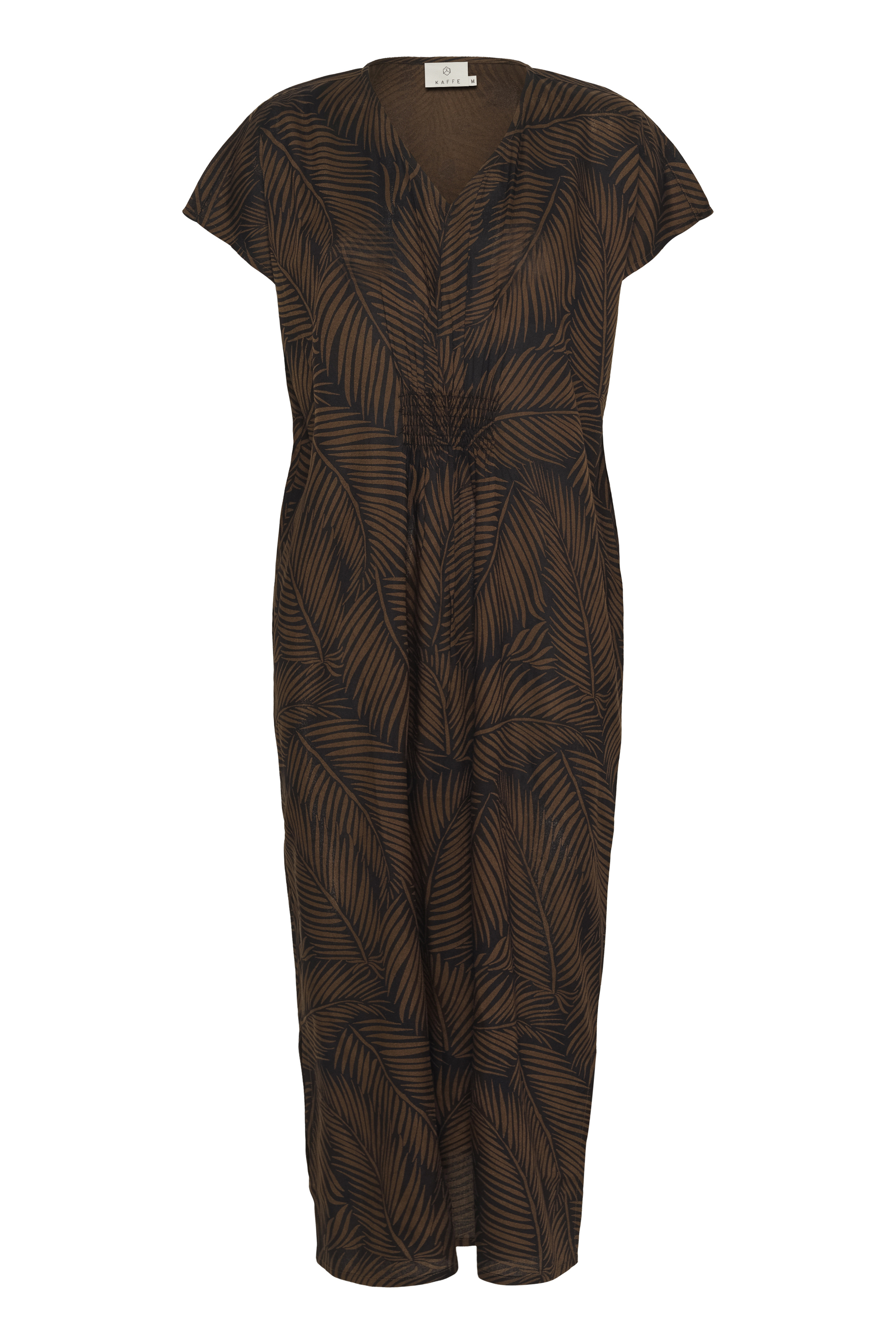 Kleid Casual fit Black/Chestnut Big Leaves black brown