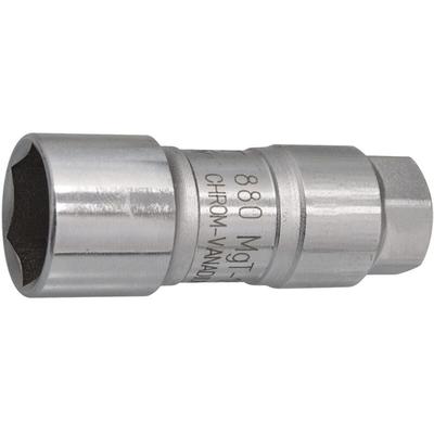 Hazet - Zündkerzen Steckschlüsseleinsatz, Vierkant hohl 10 mm (3/8), Außen-Sechskant Profil, 18 mm, Image