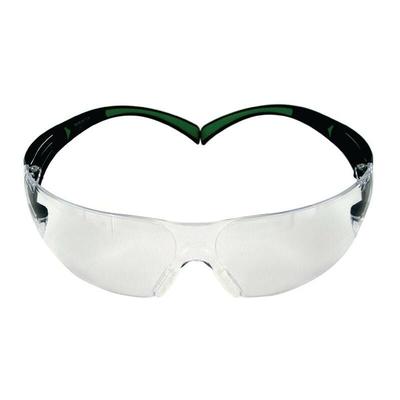 3M - Schutzbrille SecureFit-SF400 en 166, en 172 Bügel schwarz grün, Scheibe i/o Polycarbonat Image