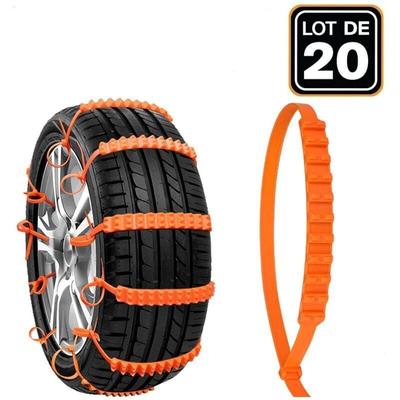 20 Schneeketten Autoreifenketten Anti-Rutsch-Traktionsketten Autoreifen Image