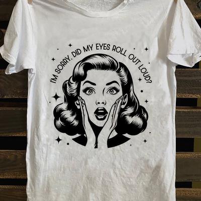 TEMU Men's Vintage Punk Rock Style Funny Graphic-shirt, Soft%, Casual& Versatile, Printed In Usa Image