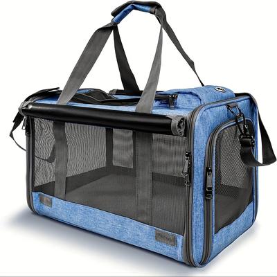 TEMU Pet Carrier - Soft-sided Carrier For Large & Medium Cats, Puppies, Dog Carriers, Cat Carriers, Travel Carriers With Pet Privacy Protection Image
