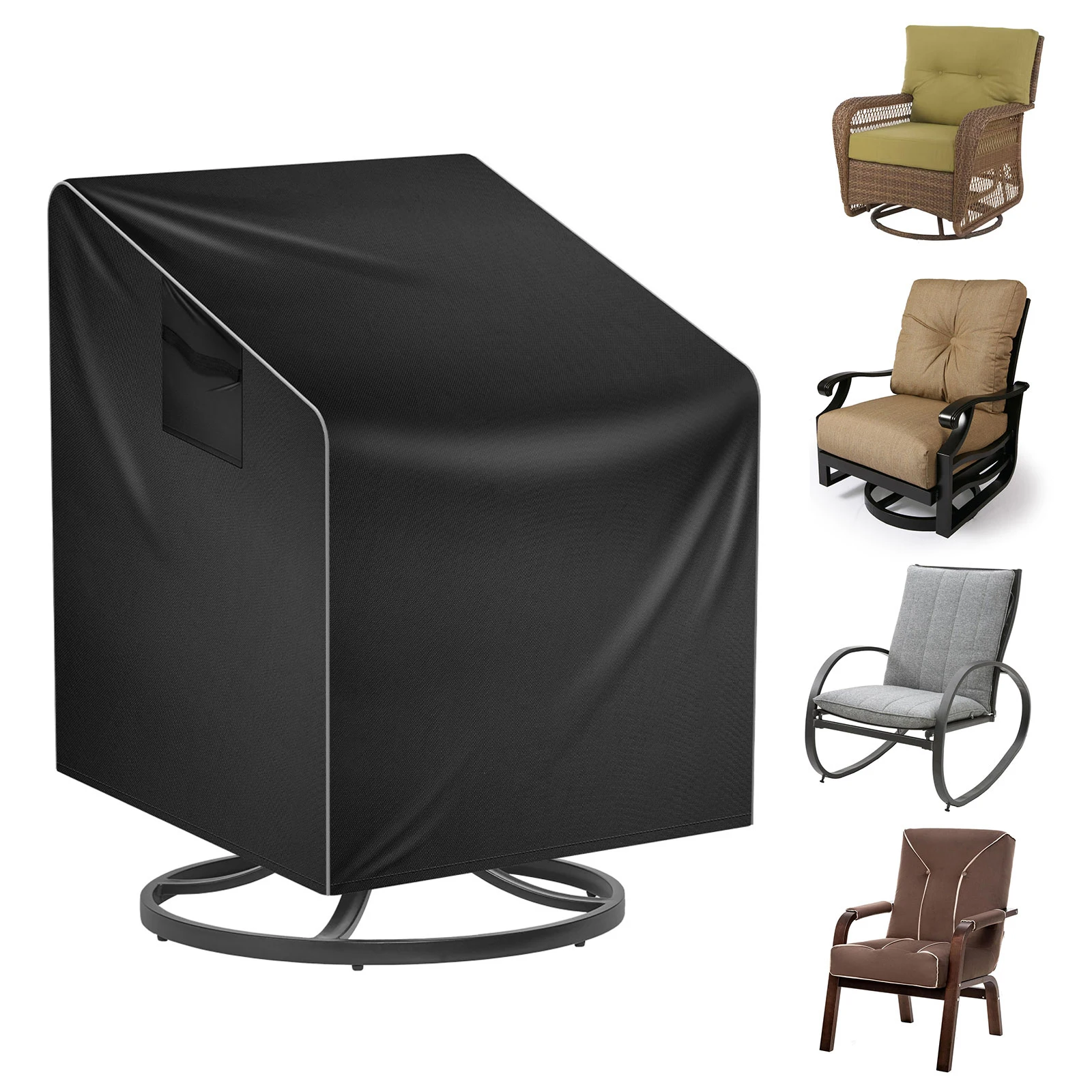 Outdoor Verdickung Stuhl Staub Abdeckung Wasserdicht Garten Universal Möbel Staubdicht Regen Abdeckung Heavy Duty Terrasse Stuhl Sofa