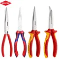 KNIPEX Pince à bec effilé de fabrication allemande, pince d'électricien, pince coupante à tête longue