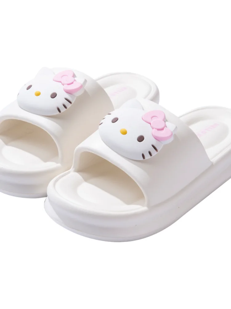 Sanrio Hello Kitty Anime Super Sweet Flip Flops Bequeme Eva-Hausschuhe Sommer Outdoor Anti-Rutsch-wasserdicht Kuromi Cinamoroll Neu