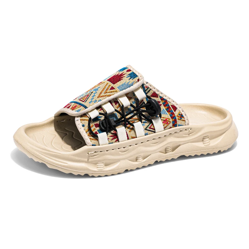 Herrensandalen mit dicken Sohlen, neue große Mode-Herrenhausschuhe, EVA, leicht, bequem, atmungsaktiv, lässige Sandalen, Herrenschuhe, Slides