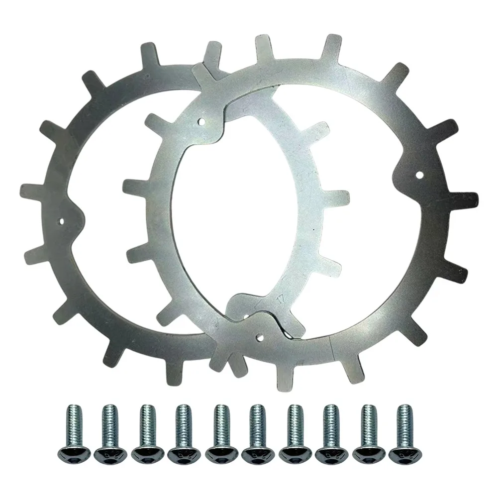 Mähroboter-Zubehör, rutschfestes Spike-Set für Mammotion Yuka Mini, selbstzentrierendes Roboter-Rasenmäher-Spikes, Traktionshilfe-Set