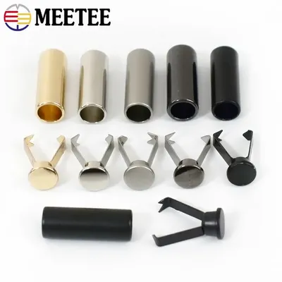 20Pcs Metal Rope Ends Stopper Drawstring Tail Cord Lock Button Hanging Bell Buckle Lanyard Garment