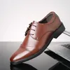 Movechain Vintage Design Männer Echte Leder Business Schuhe Mode Männer Anzug Kleid Casual Lace up Schuh UNS größe 6-13 EU 38-47