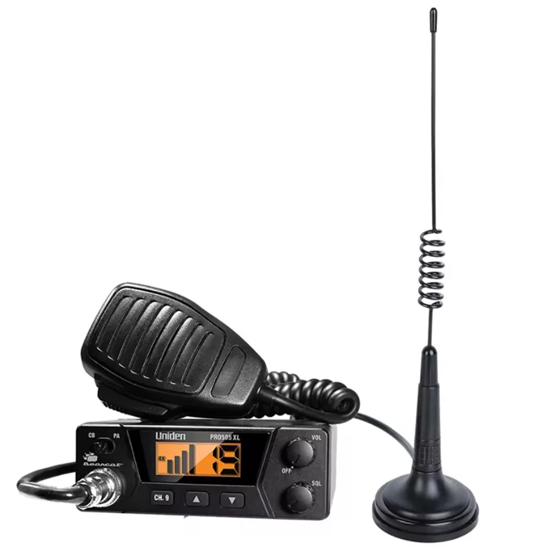 B97A-27 Mhz CB Radio Antenne Mag1345 PL259 Stecker mit Magnet Basis und 4 Meter Feeder Kabel Zentrum für Citizen Band Radio Image