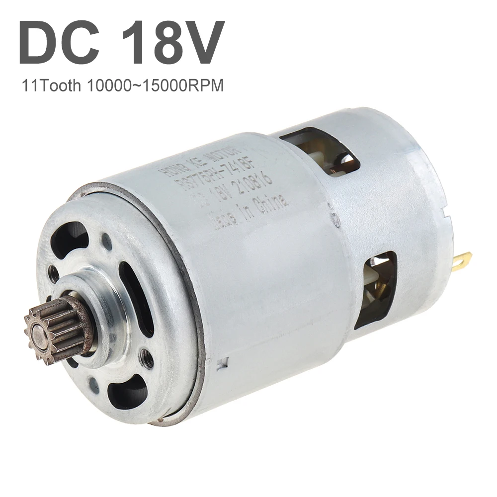 Motore DC RS775 Motore per sega alternativa ad alta potenza con ingranaggio a 11 denti per sega a sciabola elettrica Sega elettrica al litio da taglio portatile