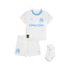 Trainingsanzug PUMA "Olympique de Marseille 25/26 Heimtrikot-kit Kinder", Kinder, Gr. 92, weiß (weiß bleu azur blau), Obermaterial: 100% Polyester; Rippe: 100% Polyester, Sportanzüge
