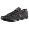 Sneaker MUSTANG SHOES, Herren, Gr. 48, grau (dunkelgrau), Textil, sportlich, Schuhe, mit Mustang Markenlabel, Freizeitschuh, Halbschuh, Schnürschuh