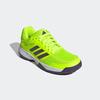 Hallenschuh ADIDAS PERFORMANCE, Gr. 37, lucid lemon, aurora metallic, aurora plum, Textil, Synthetik, sportlich, Schuhe, geeignet für jeden Hallensport