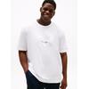 T-Shirt "BT-ITHACA FLAG TEE-B", Herren, Gr. 5XL, weiß, Single Jersey, Obermaterial: 100% Baumwolle, TOMMY HILFIGER BIG & TALL, casual, regular fit normal, Rundhals, Kurzarm eingesetzt abgesteppte Kante, Shirts, Große Größen