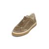 Sneaker MARC O'POLO "aus edlem Velours-Rindleder", Herren, Gr. 42, grau (schwarz taupe), Obermaterial: 100% Leder (Rind), unifarben, Schuhe