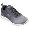 Sneaker SKECHERS "TRACK-RIPKENT", Herren, Gr. 48,5, grün (oliv, grau), Textil, Synthetik, sportlich, Schuhe, Freizeitschuh, Halbschuh, Schnürschuhin veganer Verarbeitung