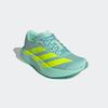 Laufschuh ADIDAS PERFORMANCE "ADIZERO EVO SL", Gr. 40, semi flash aqua, lucid lemon, mint ton, Synthetik, Textil, sportlich, Schuhe, angelehnt an das Design vom Adios Pro Evo