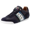 Sneaker PANTOFOLA D´ORO "IMOLA NYLON UOMO LOW", Gr. 44, blau (schwarz navy), Leder, Synthetik, sportlich, Schuhe
