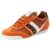 Sneaker PANTOFOLA D´ORO "VASTO NYLON UOMO LOW", Gr. 45, orange, Leder, Synthetik, sportlich, Schuhe
