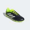 Fußballschuh ADIDAS PERFORMANCE "COPA PURE 3 LEAGUE FIRM/MULTI-GROUND KINDER", Gr. 38, core schwarz, cloud weiß, lucid lemon, Synthetik, sportlich, Schuhe, geeignet für Rasen- und Kunstrasenplätze