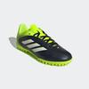 Fußballschuh ADIDAS PERFORMANCE "COPA PURE 3 CLUB KUNSTRASEN KINDER", Gr. 30, core schwarz, cloud weiß, lucid lemon, Synthetik, sportlich, Schuhe, geeignet für harte Untergründe Asche und Kunstrasen
