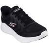 Slip-On Sneaker SKECHERS "GO WALK NOW-PAYTON", Herren, Gr. 42, schwarz-weiß (schwarz, weiß), Textil, sportlich, Schuhe, Trainingsschuh, Schnürschuh mit Handsfree Slip-ins